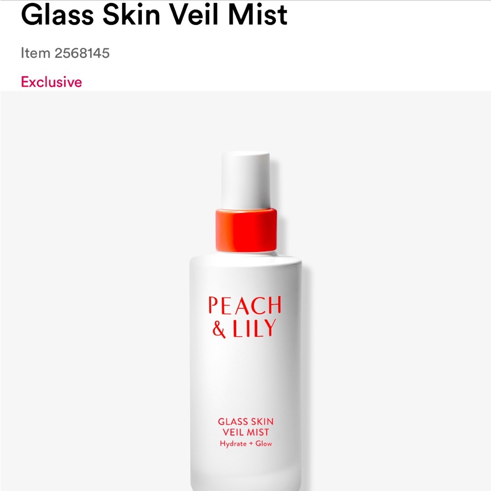Peach & Lily Glass Skin Veil Mist